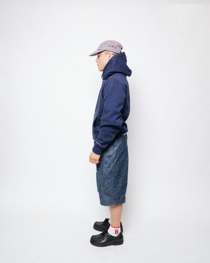 Paja Studio x Basement Gear Snap Hoodie - Navy