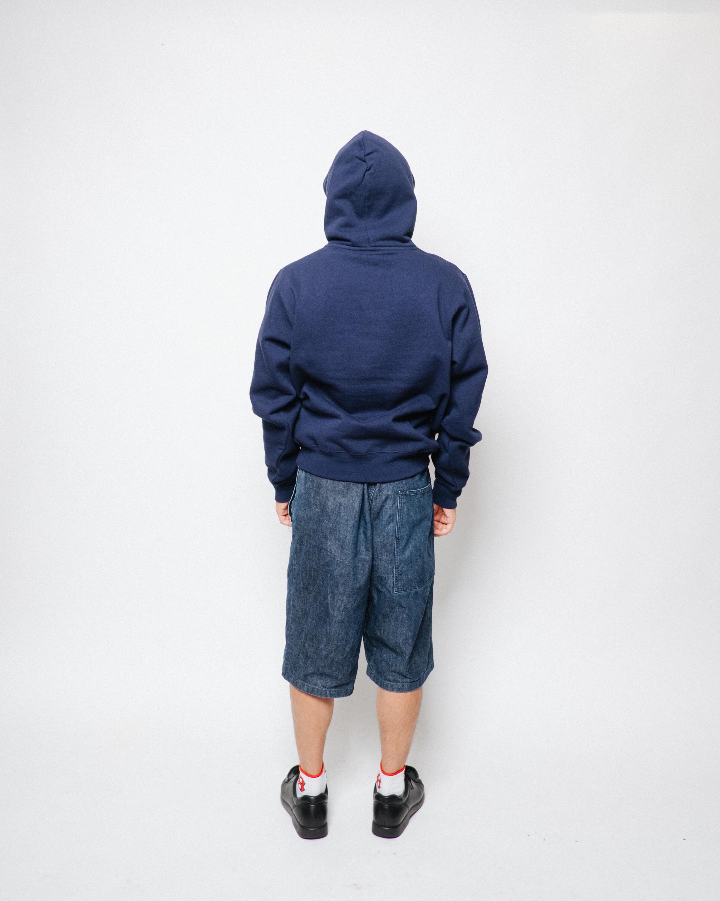 トップス PAJA STUDIO BASEMENT GEAR Snap hoodie Paja Studio x Basement Gear Snap Hoodie - Navy – 108WAREHOUSE