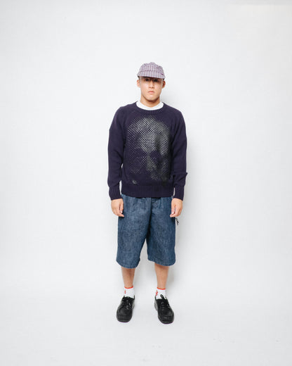 Paja Studio - Albert cotton sweater - Navy