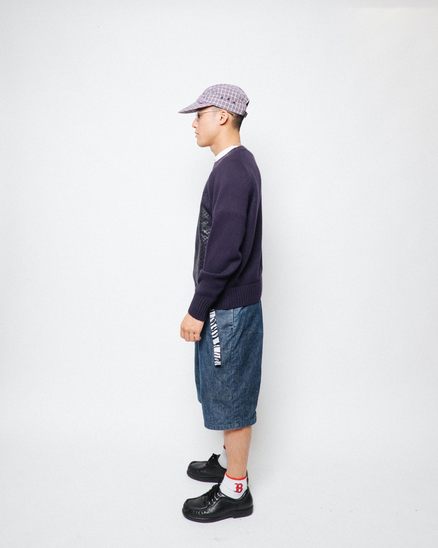 Paja Studio - Albert cotton sweater - Navy