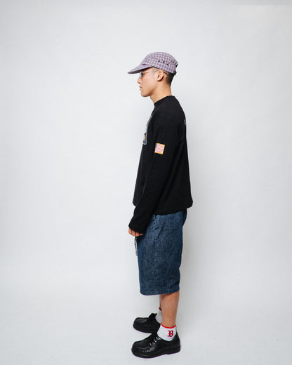 Nul1.Org - Kard LS Tee  - Black