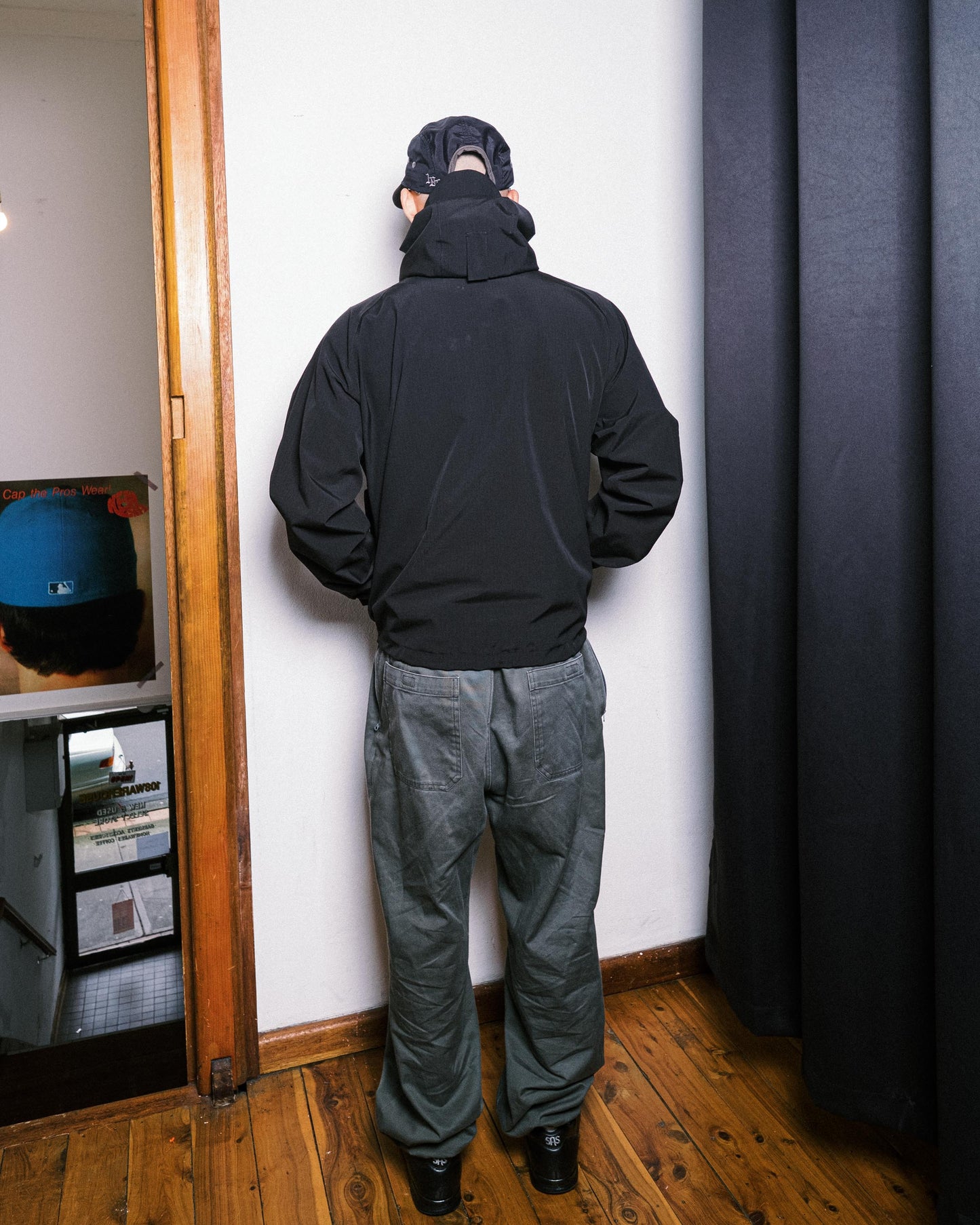 108WAREHOUSE - 2P Rain Jacket - Black