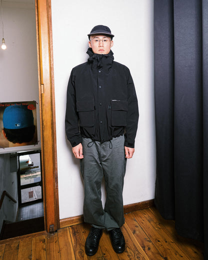 108WAREHOUSE - 2P Rain Jacket - Black