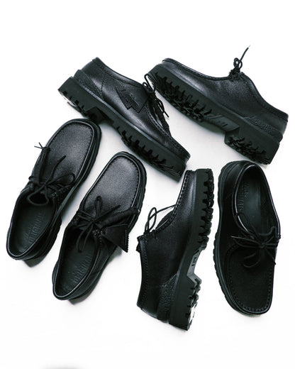 Clarks Originals - Wallabee Yukoner Black Scotch Grain Leather - Black