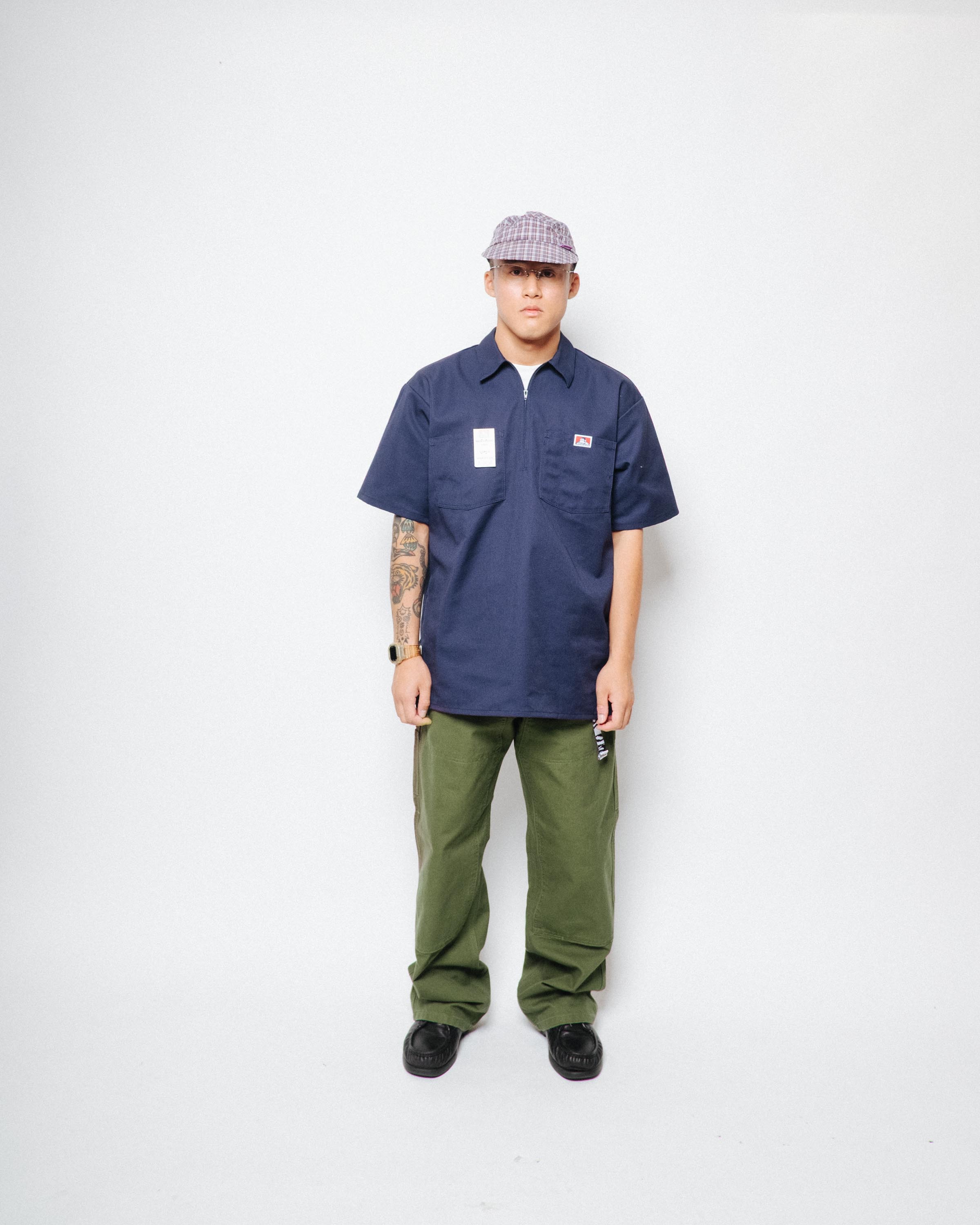 Ben Davis - Canvas Double Knee Carpenter (Olive) – 108WAREHOUSE