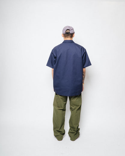 Ben Davis - Short Sleeve Half Zip Solid (Navy)