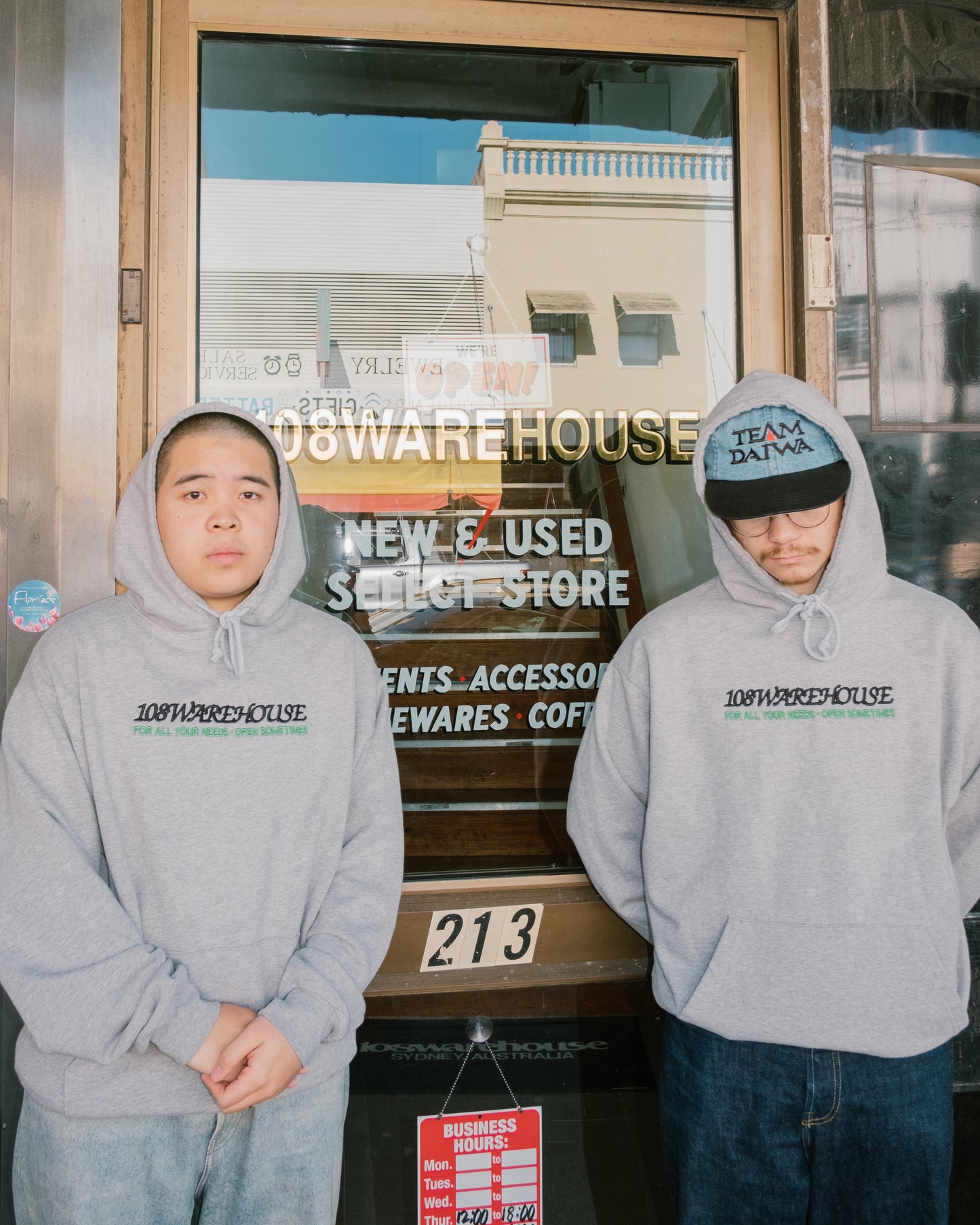 108Warehouse - Classic Hoodie - Grey