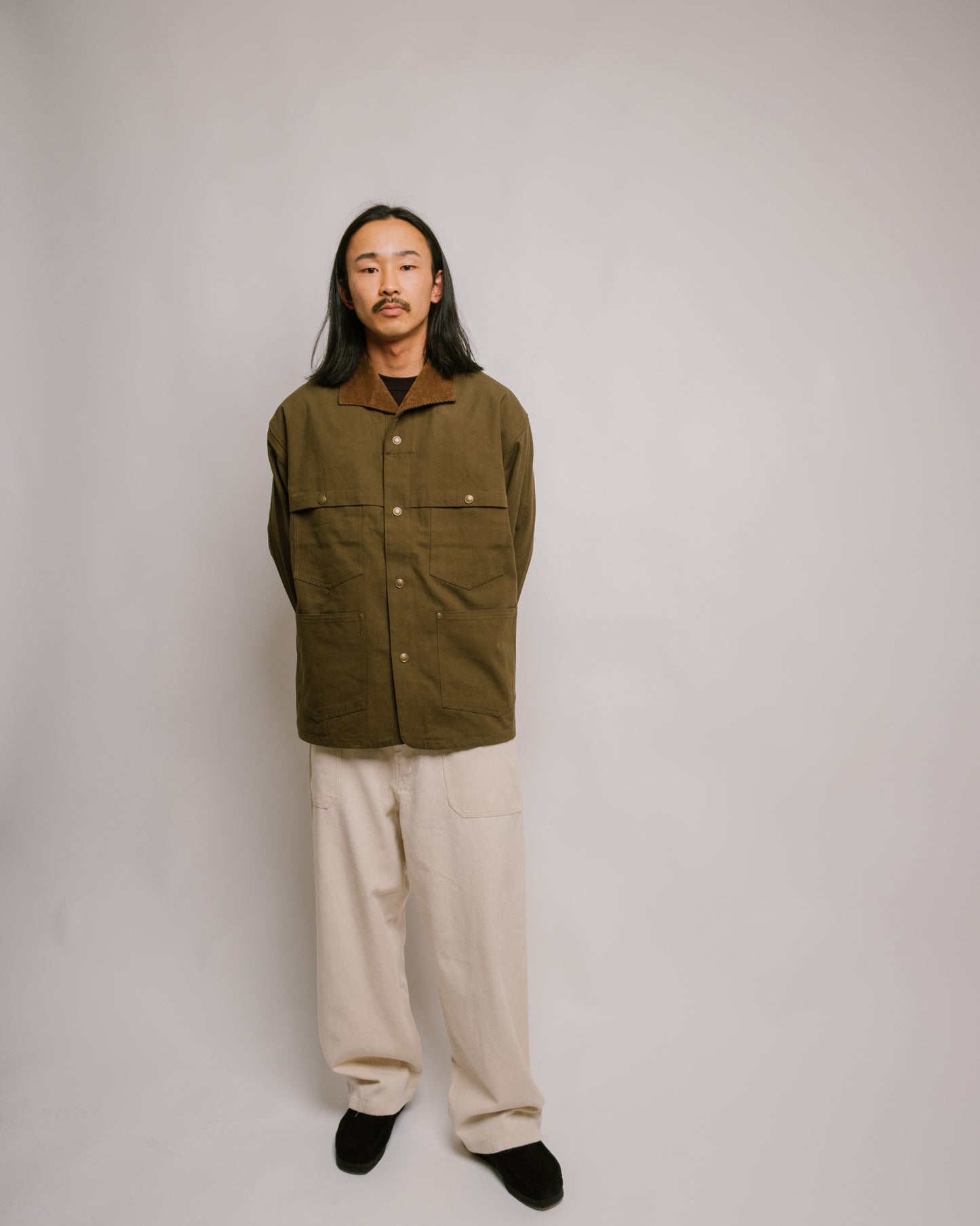 Army Twill - Cotton Duck Logger Jacket - Khaki