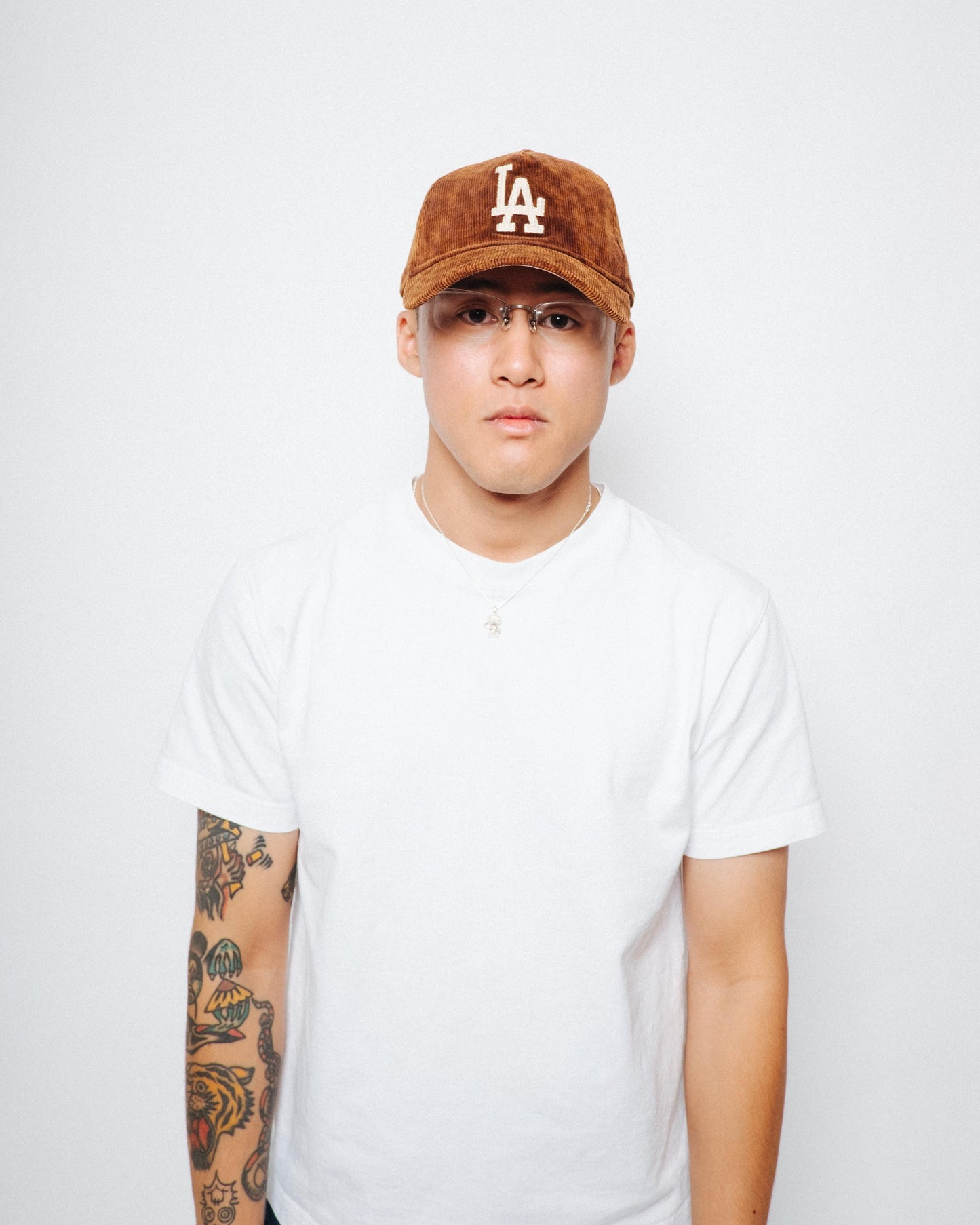 New Era - 9TWENTY A-Frame LA Dodgers Washed Cord Cap - Walnut/Grey