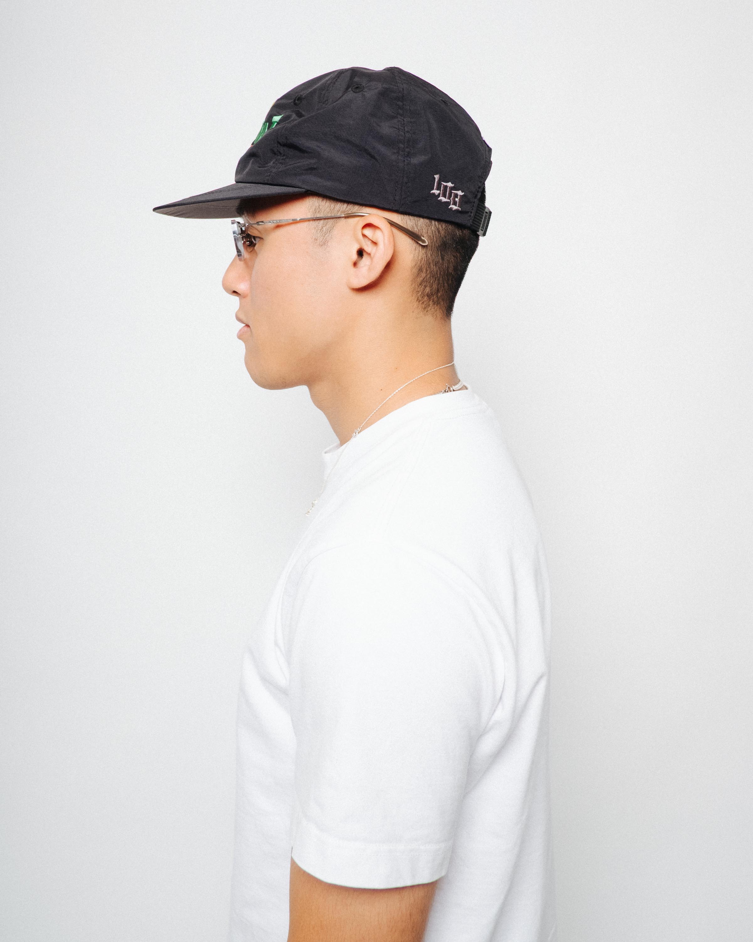 108WAREHOUSE × WAKE SAPPORO Nylon LB Cap Blue Patch Hats – No Wake