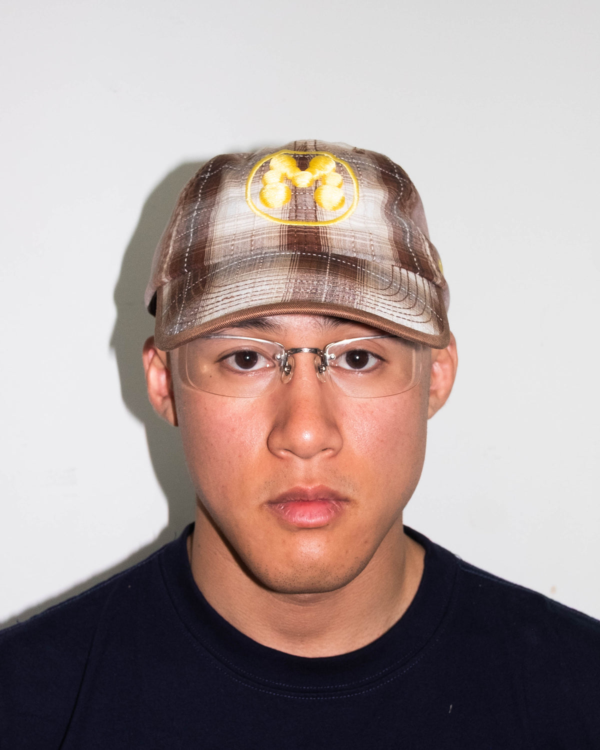 Momotoys - Classic Bubble M Hat - Brown Plaid