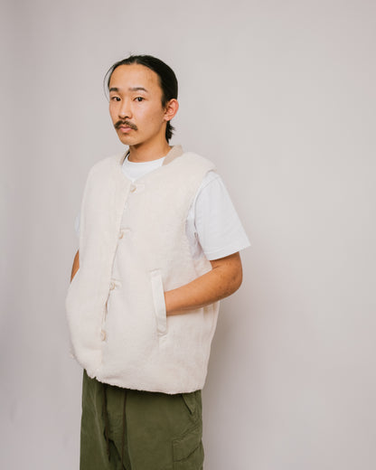 Army Twill - PE Weather Reversible vest - Ivory