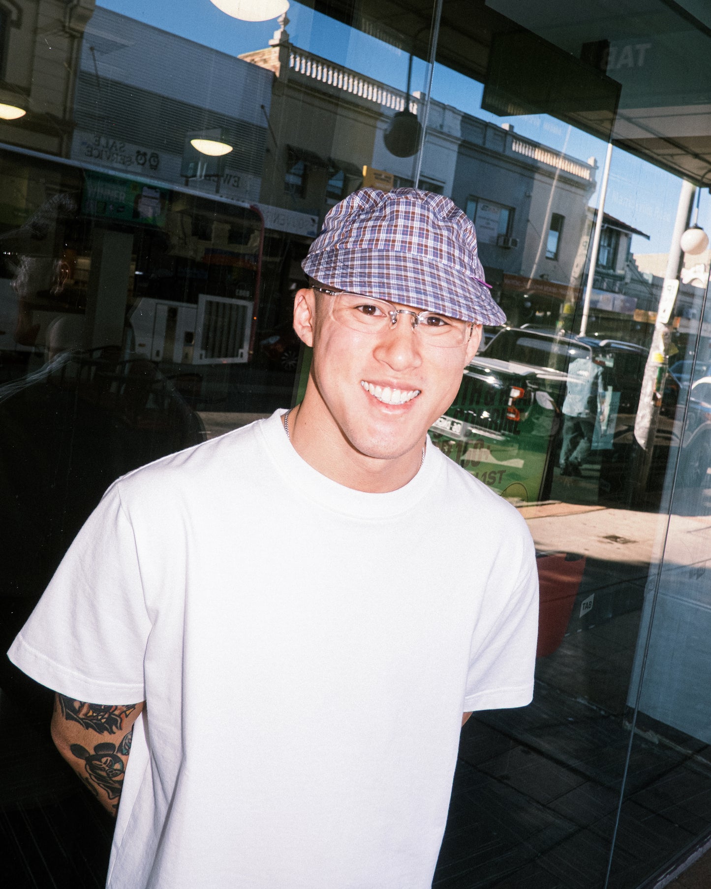 108WAREHOUSE - Plaid 5EZY Cap - Multi