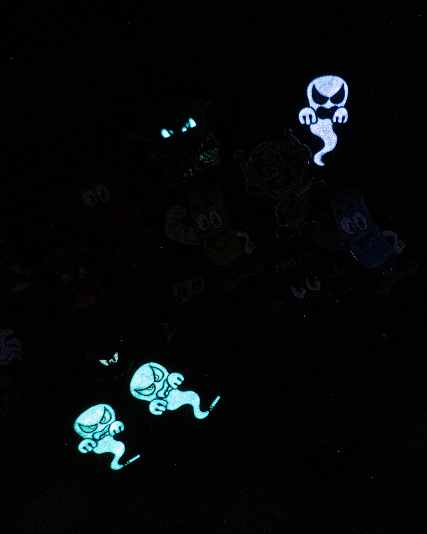 OHSHIT! / MADE IN THE USA - LIMITED PLUSH GHOST PINZ Pin - Multi