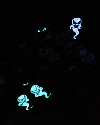 OHSHIT! / MADE IN THE USA - LIMITED PLUSH GHOST PINZ Pin - Multi