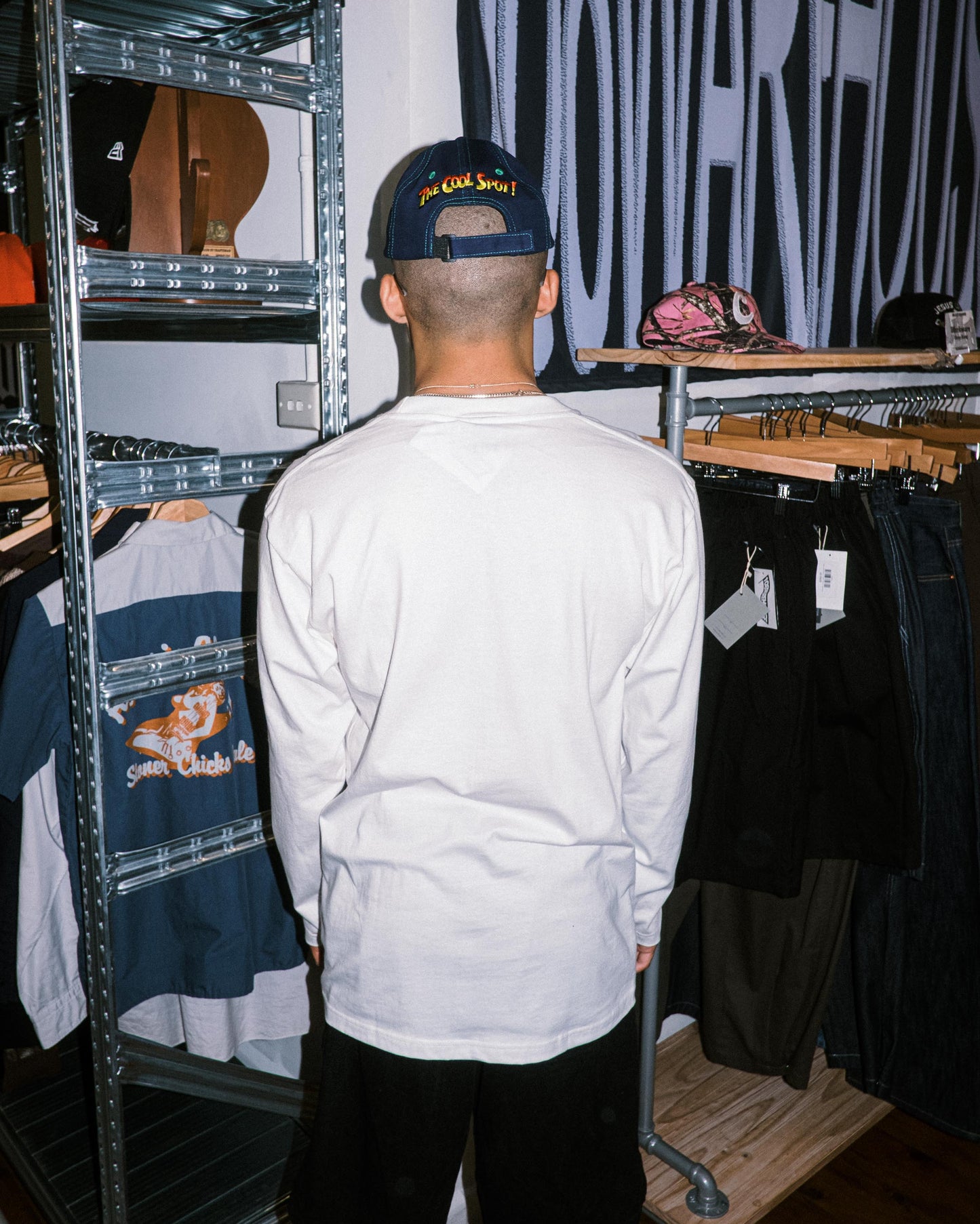 Den Souvenir - Simulation Exit L/S T-Shirt - White