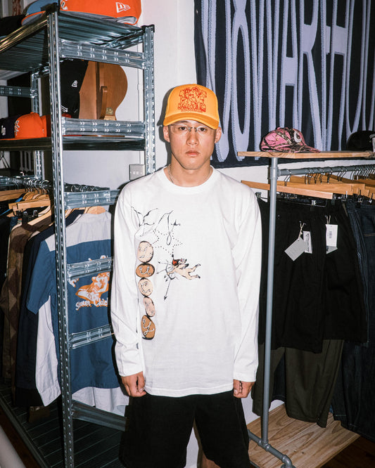 Den Souvenir - Luck Egg L/S T-Shirt - White