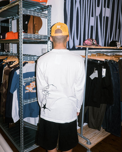 Den Souvenir - Luck Egg L/S T-Shirt - White