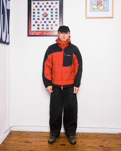 Montbell Red/Black 2-Tone Quilted Parka - 00s