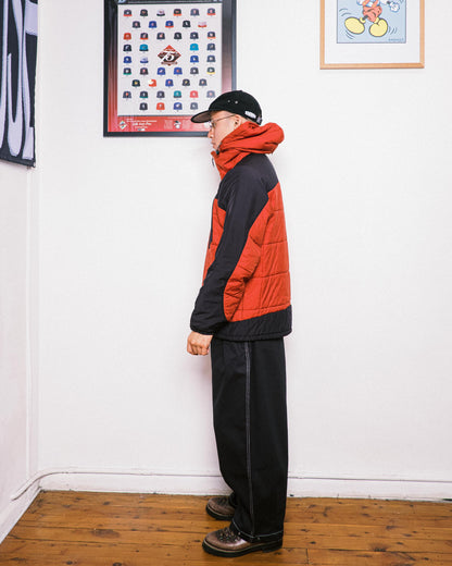Montbell Red/Black 2-Tone Quilted Parka - 00s