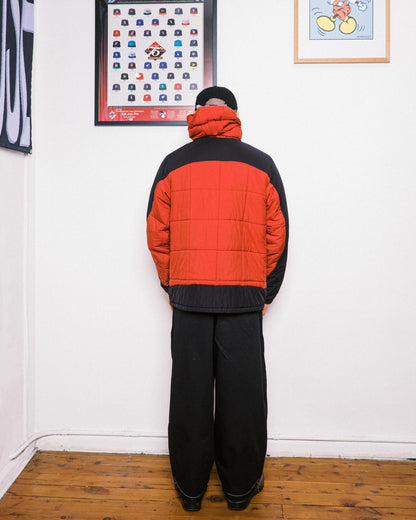 Montbell Red/Black 2-Tone Quilted Parka - 00s