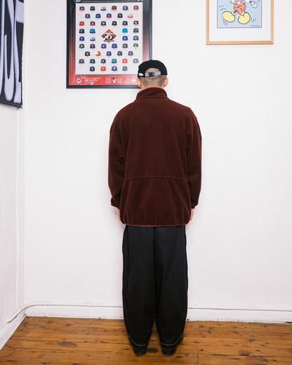 Montbell Ribbed Fleece Jacket - Burgundy - 00s