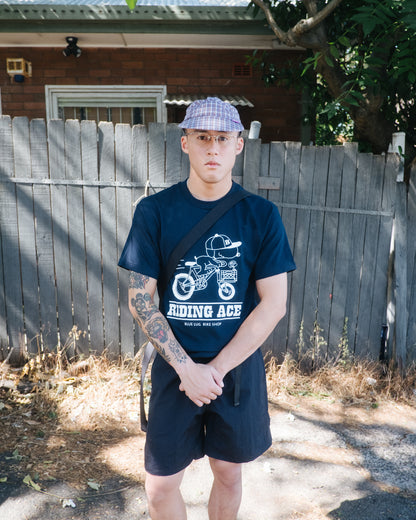 Blue Lug - Bike Shorts - Black