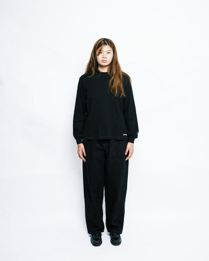 108WAREHOUSE - Baggy Selvedge Denim - Over Dyed Black