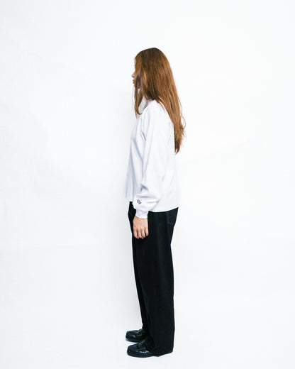 108WAREHOUSE - Waffle Knit Long Sleeve - White