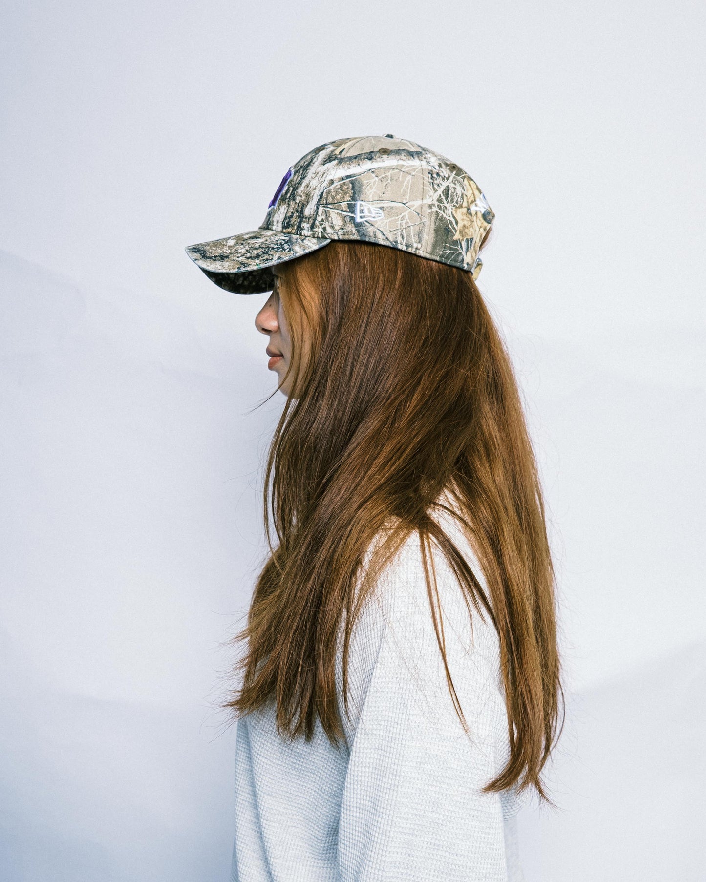 108WAREHOUSE x New Era - 9TWENTY Team Logo Cap - Realtree Camo Purple