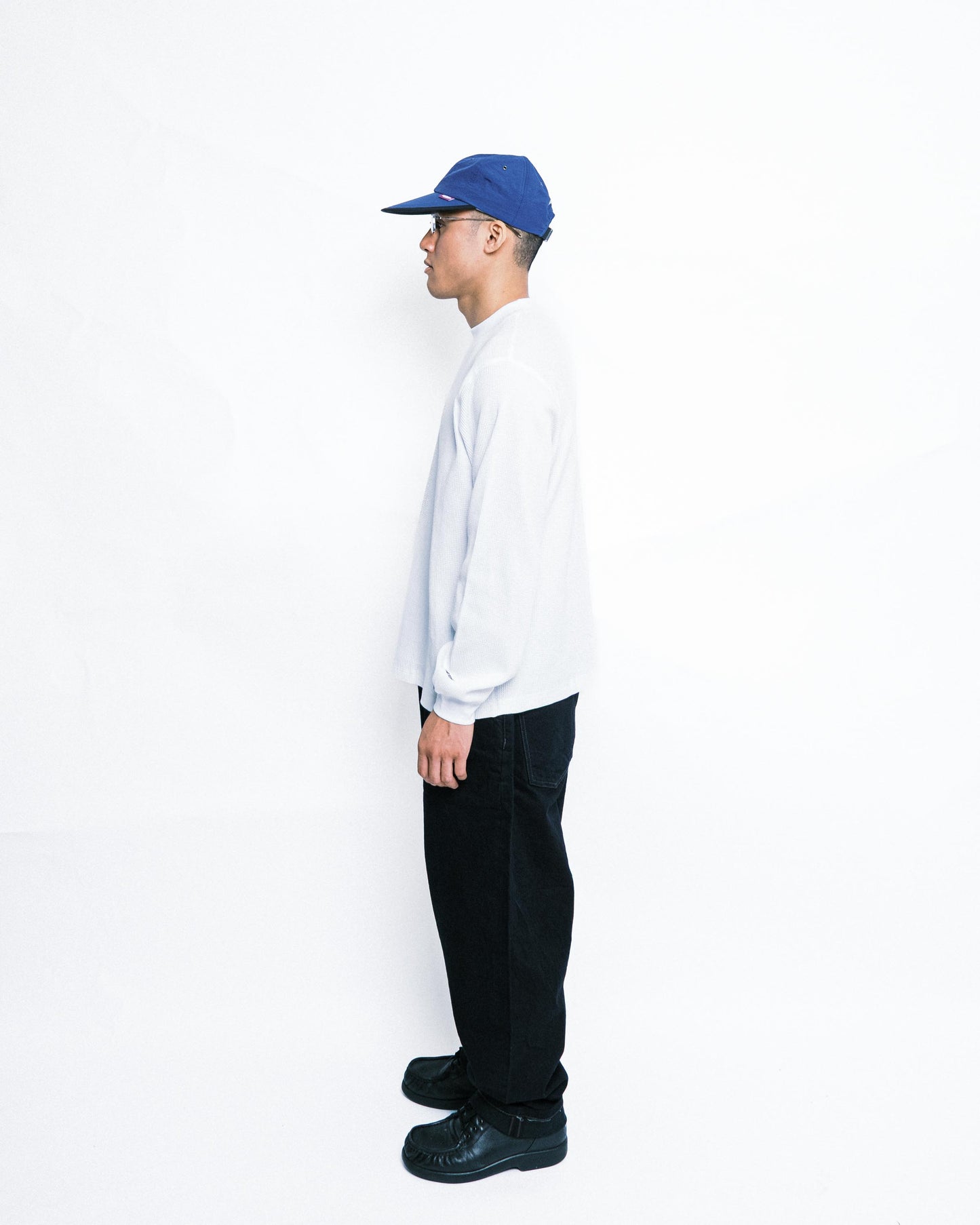 108WAREHOUSE - Waffle Knit Long Sleeve - White