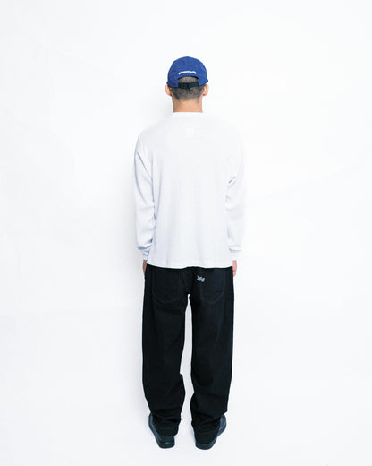 108WAREHOUSE - Waffle Knit Long Sleeve - White