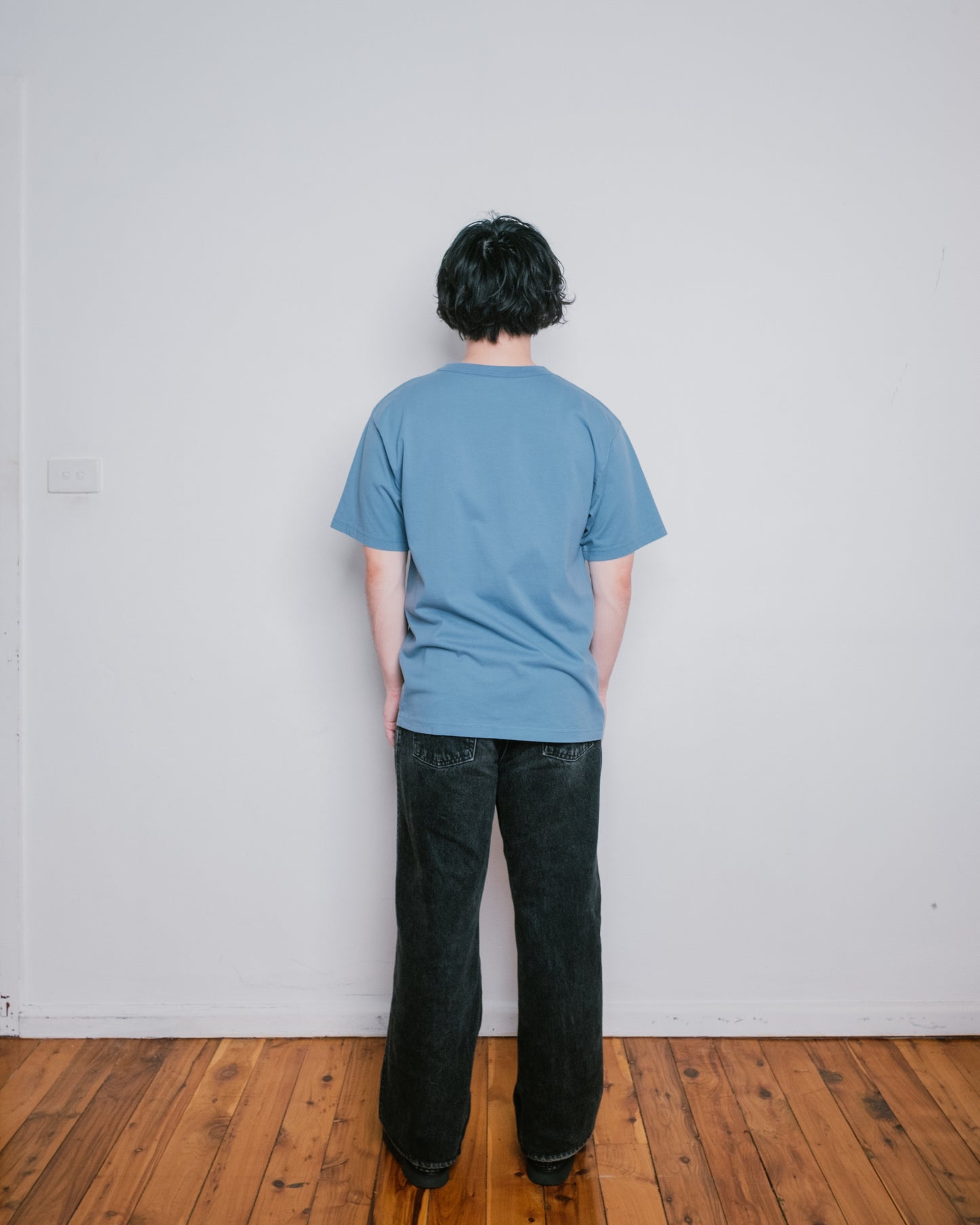 Pseushi - Curse Tee - Dolphin Blue