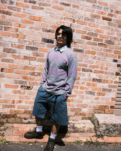 Gramicci - O.G. G-short Seersucker Plaid - Multi Stripe