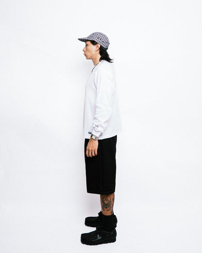 108WAREHOUSE - Big Twill Shorts - Black Over-dyed