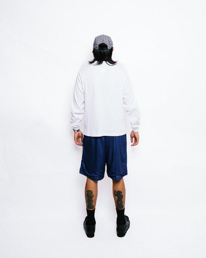 108WAREHOUSE - EHOUSE Mesh Shorts - Navy / Grey