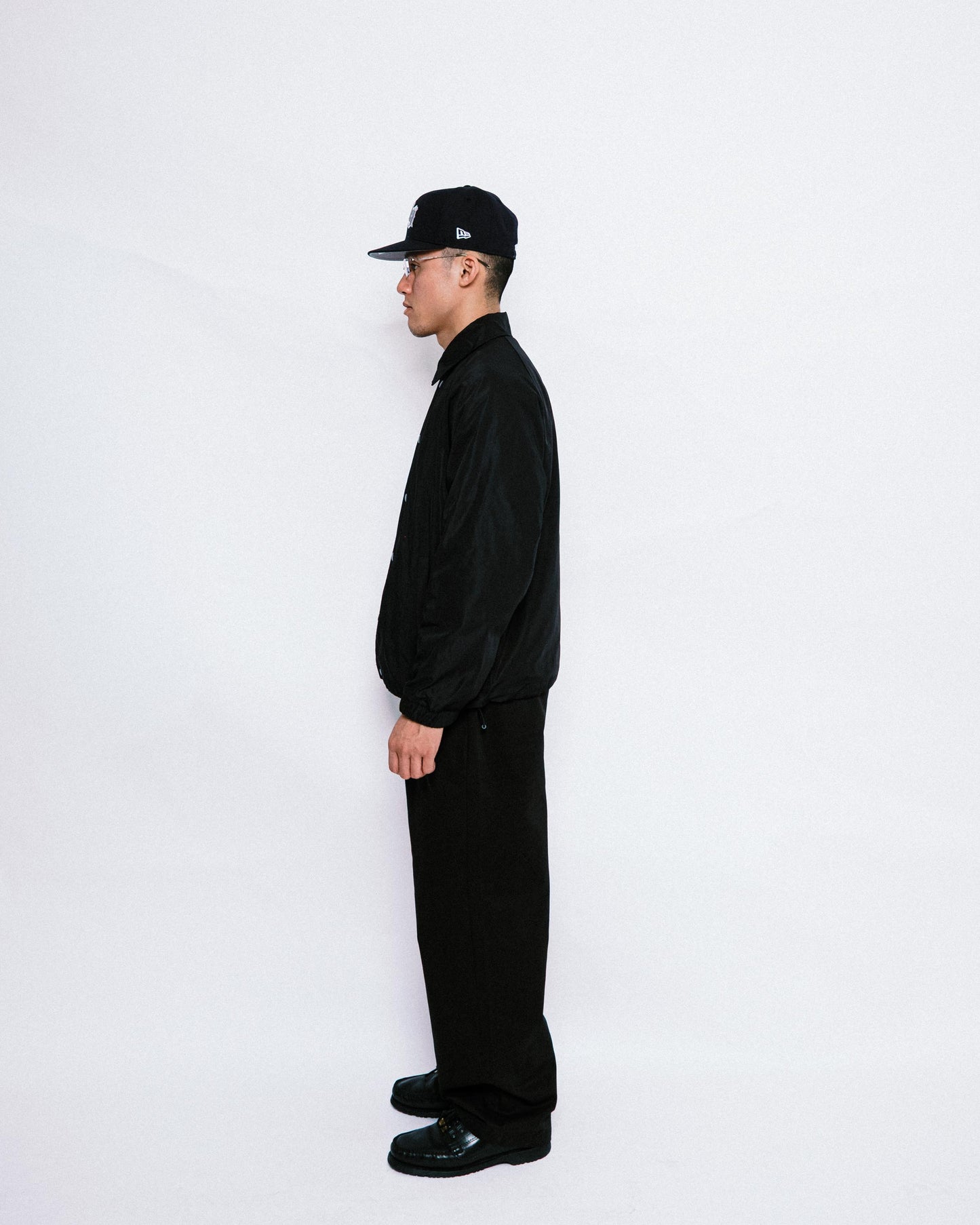 108WAREHOUSE - Coach Jacket - Black/Plaid