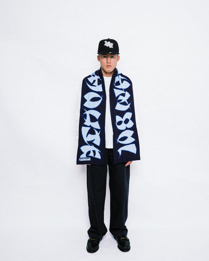 108WAREHOUSE - Scarf “CG Logo” - Navy/Sky