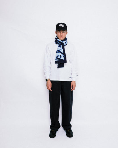 108WAREHOUSE - Scarf “CG Logo” - Navy/Sky