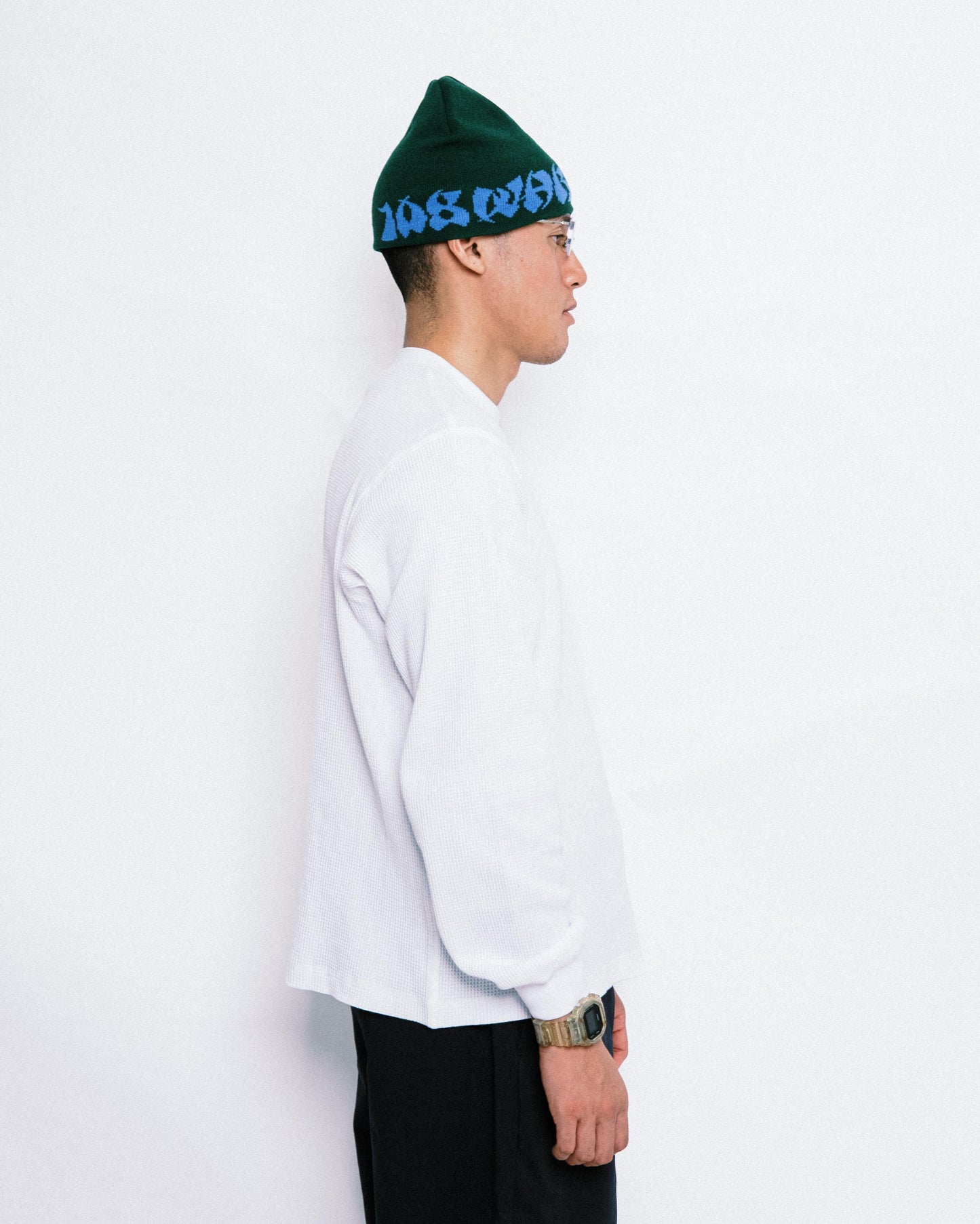 108WAREHOUSE - Skully Beanie “CG Logo” - Green