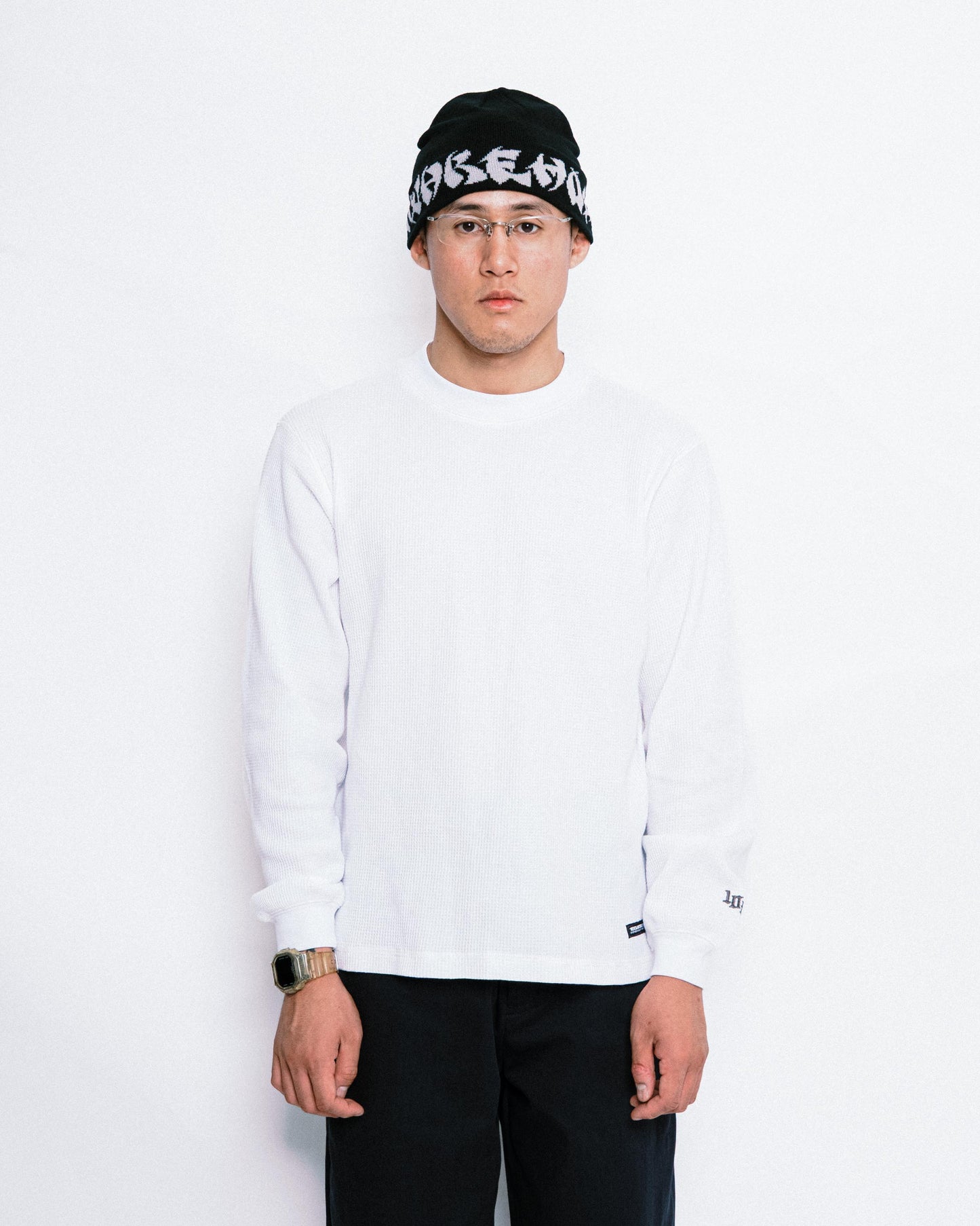 108WAREHOUSE - Skully Beanie “CG Logo” - Black