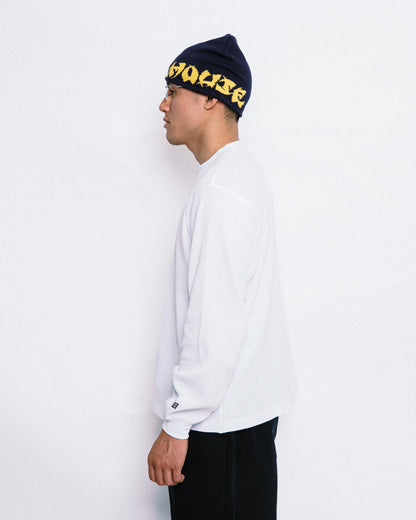 108WAREHOUSE - Skully Beanie “CG Logo” - Navy