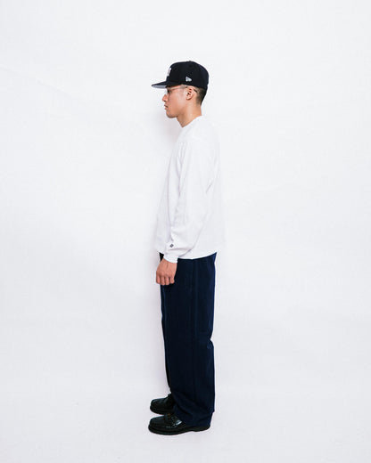 108WAREHOUSE - Relaxed Twill Trouser - Navy