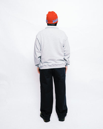 108WAREHOUSE - Rugby Pullover - Heather Grey