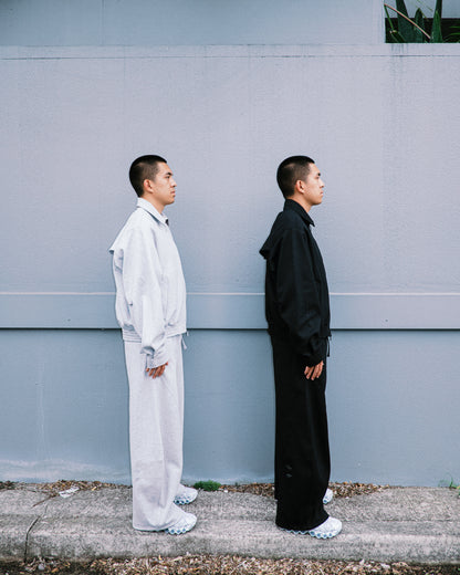 Melsign - Mellow Lapel Bomber Jacket - Gray