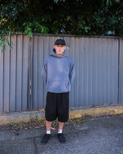 Pseushi - Ball Cap - Washed Black