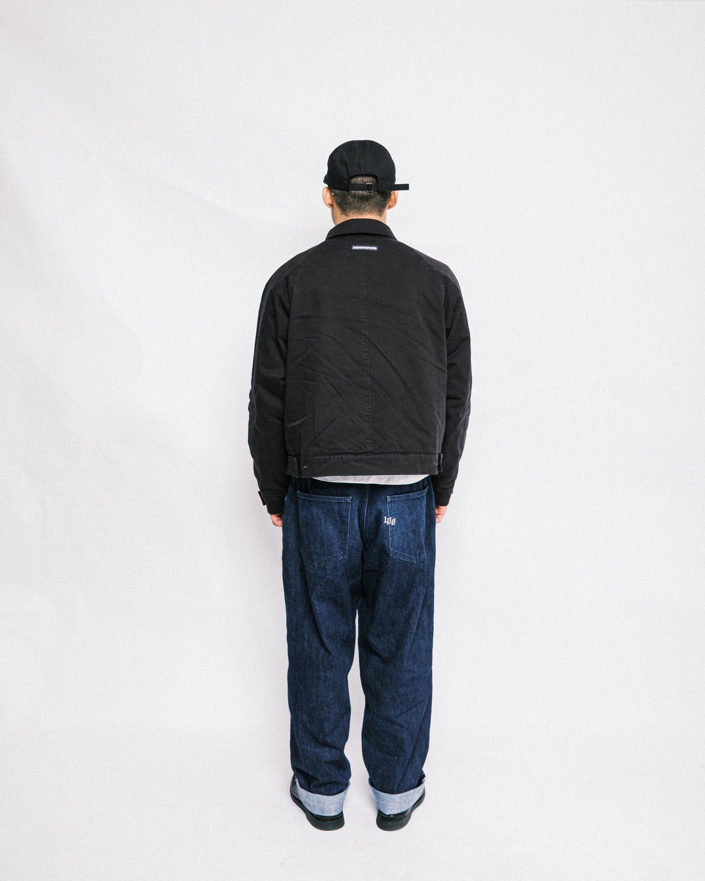 108WAREHOUSE - Work Jacket (Padded) - Washed Black