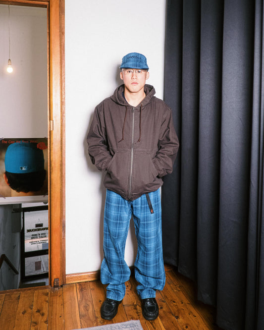 Gramicci - O.G. Denim Pant - Indigo Checkered Plaid
