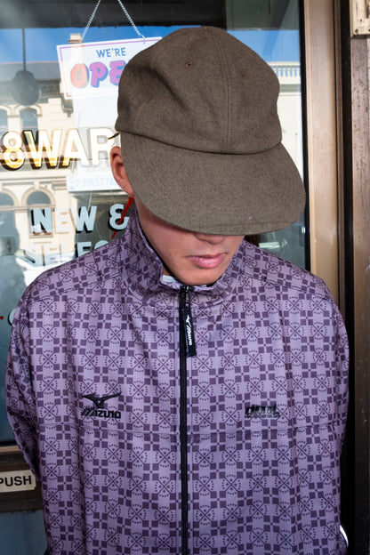 Demarcolab x Mizuno - Training Jacket - Brown Pattern