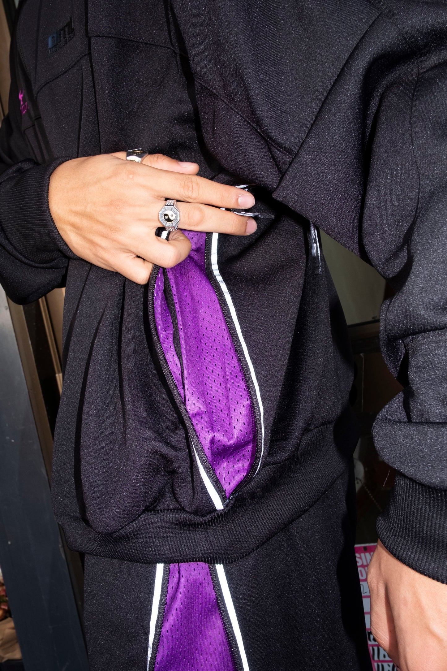 Demarcolab x Mizuno - Training Jacket - Black